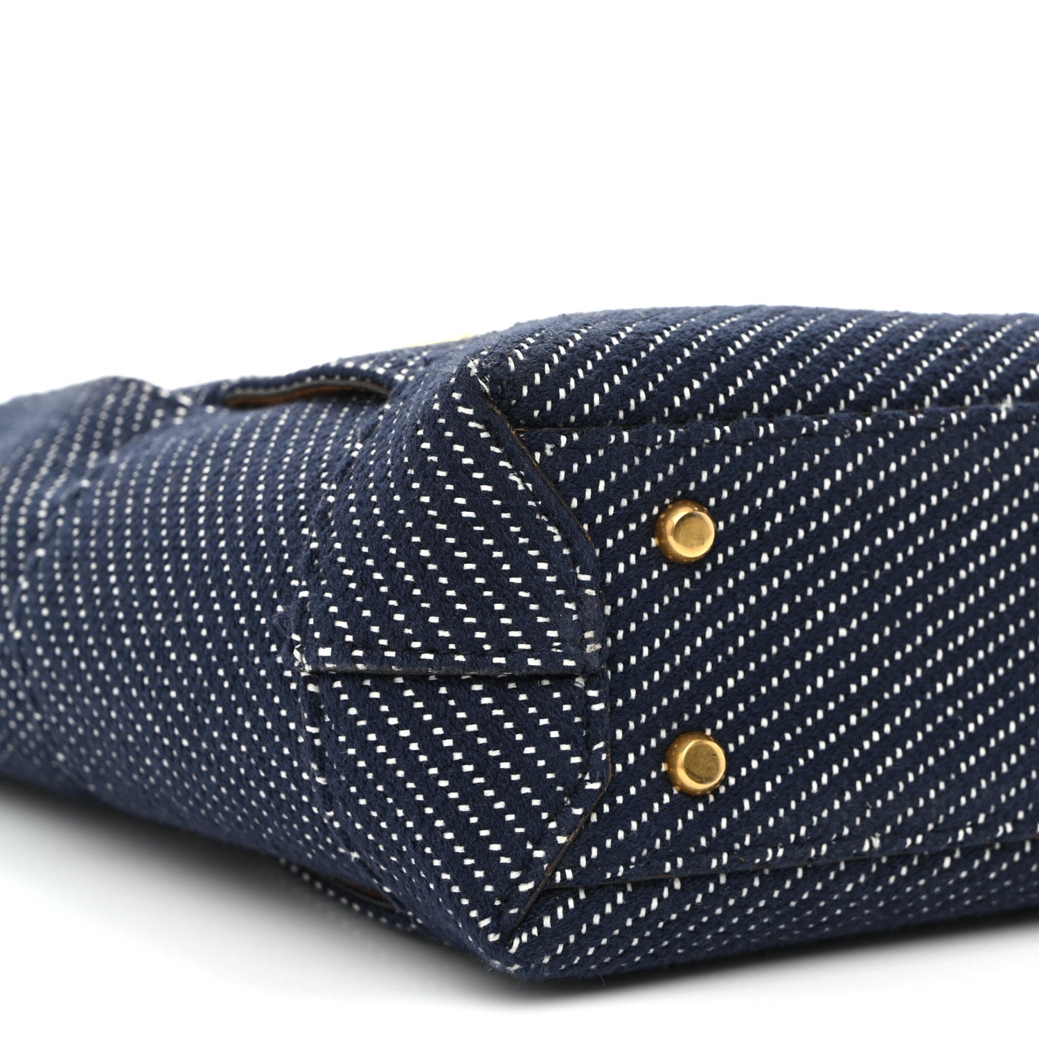Bottega Veneta Denim Maxi Intrecciato High Frequency Chain Tote Indigo 9 of 11