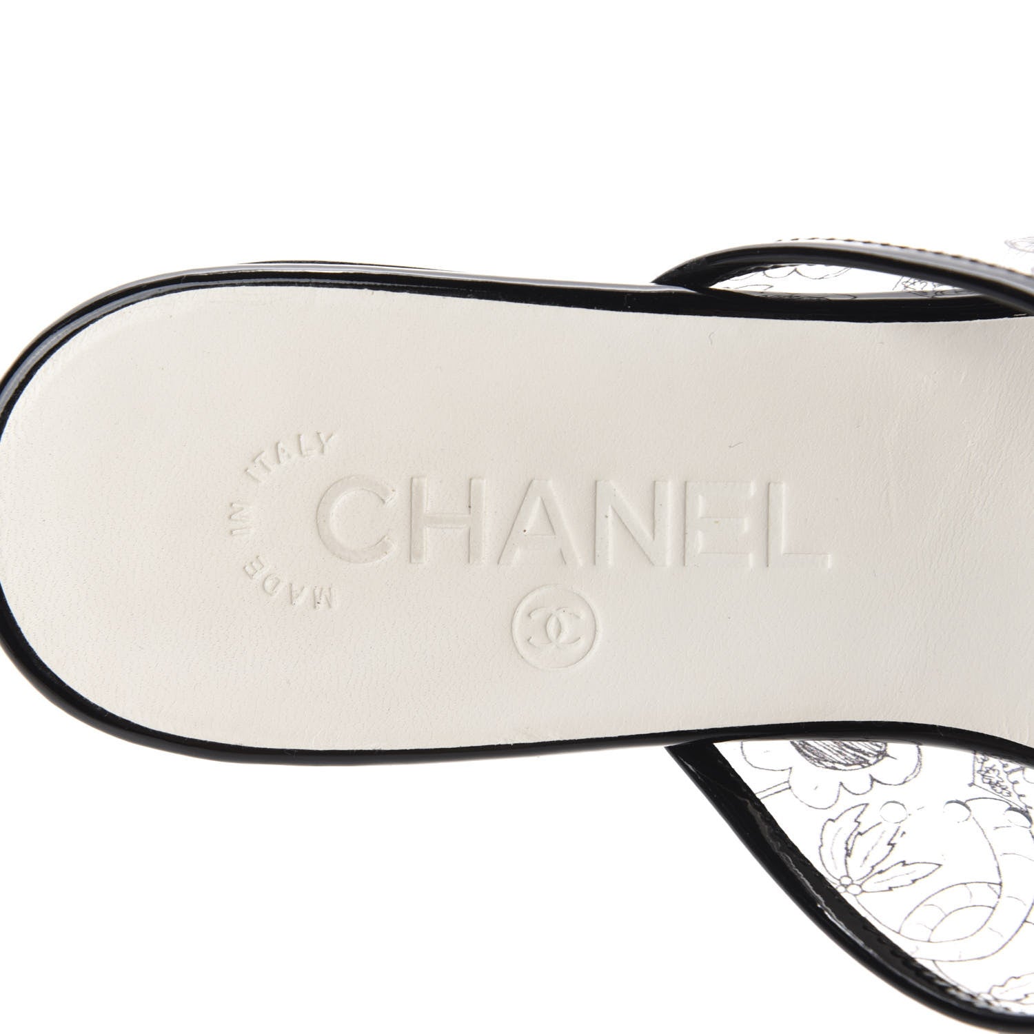 Chanel Patent Calfskin PVC Mule 36 Transparent Black 7 of 9
