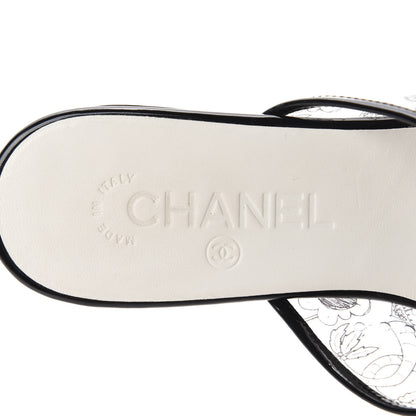 Chanel Patent Calfskin PVC Mule 36 Transparent Black 7 of 9