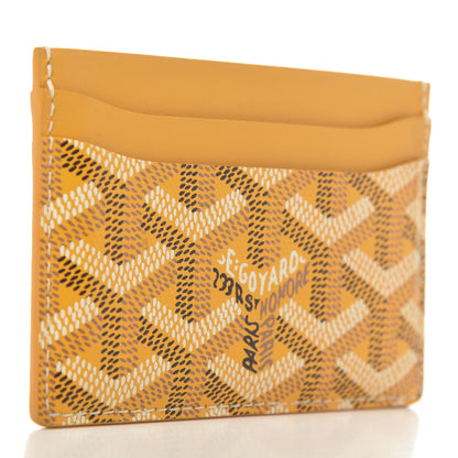 Goyard Goyardine Saint Sulpice Card Holder Yellow 3 of 6