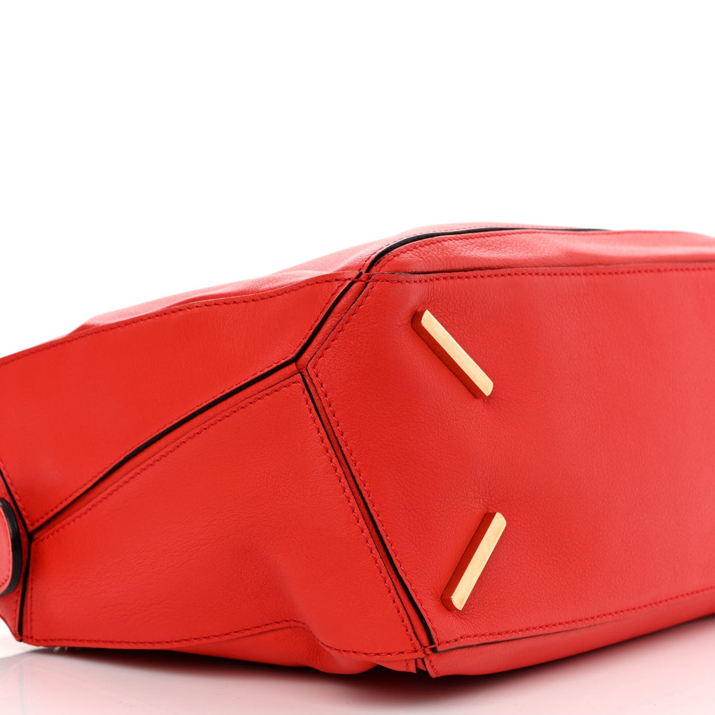 Calfskin Medium Puzzle Bag Scarlet