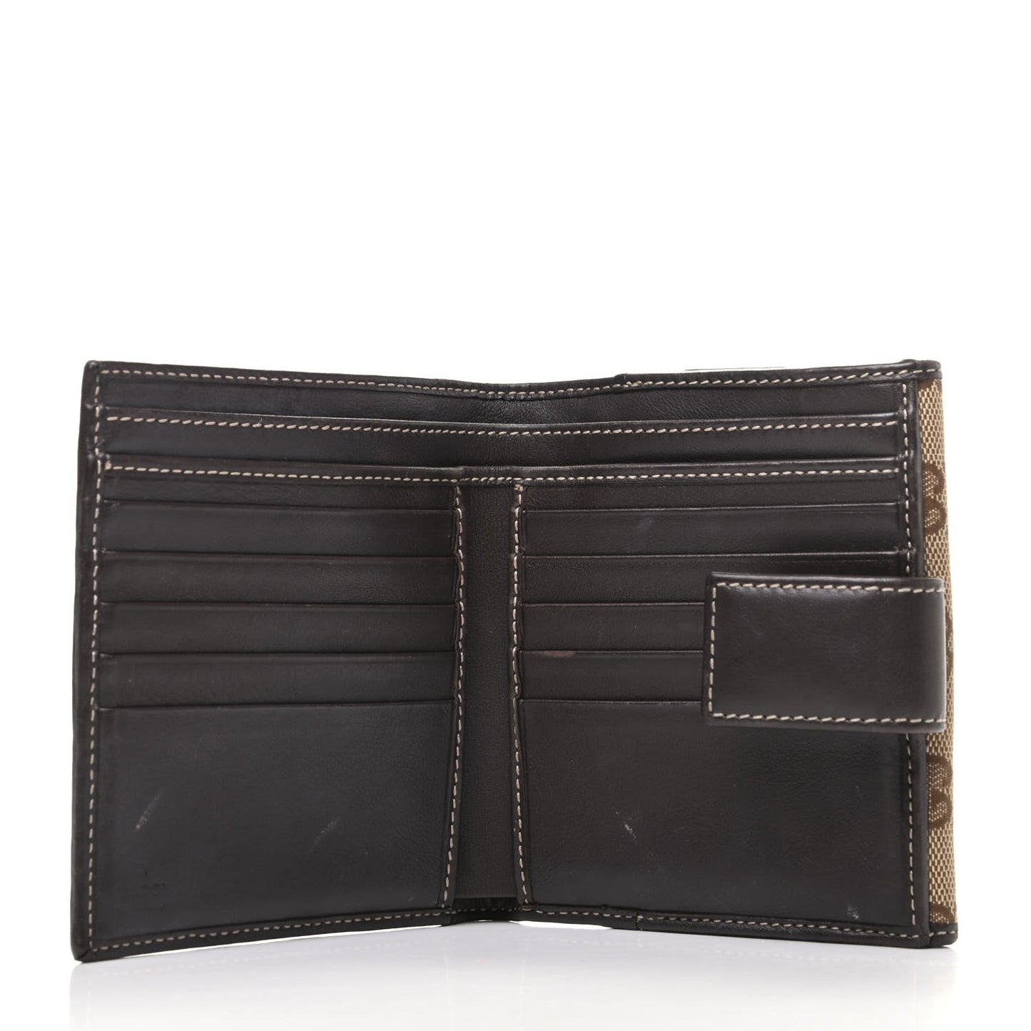 Monogram Lovely Heart French Flap Wallet Dark Brown