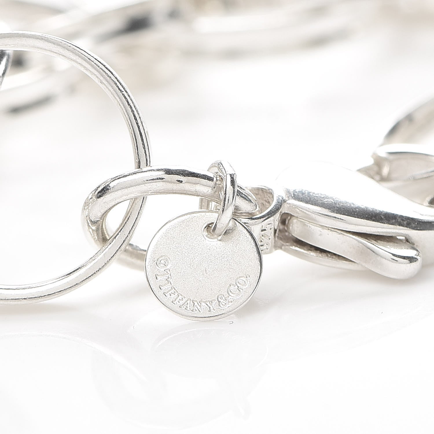 Tiffany Sterling Silver 1837 Interlocking Circles Bracelet 5 of 7