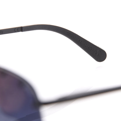 Louis Vuitton Monogram The Party Aviator Sunglasses Z0971U Black 7 of 8