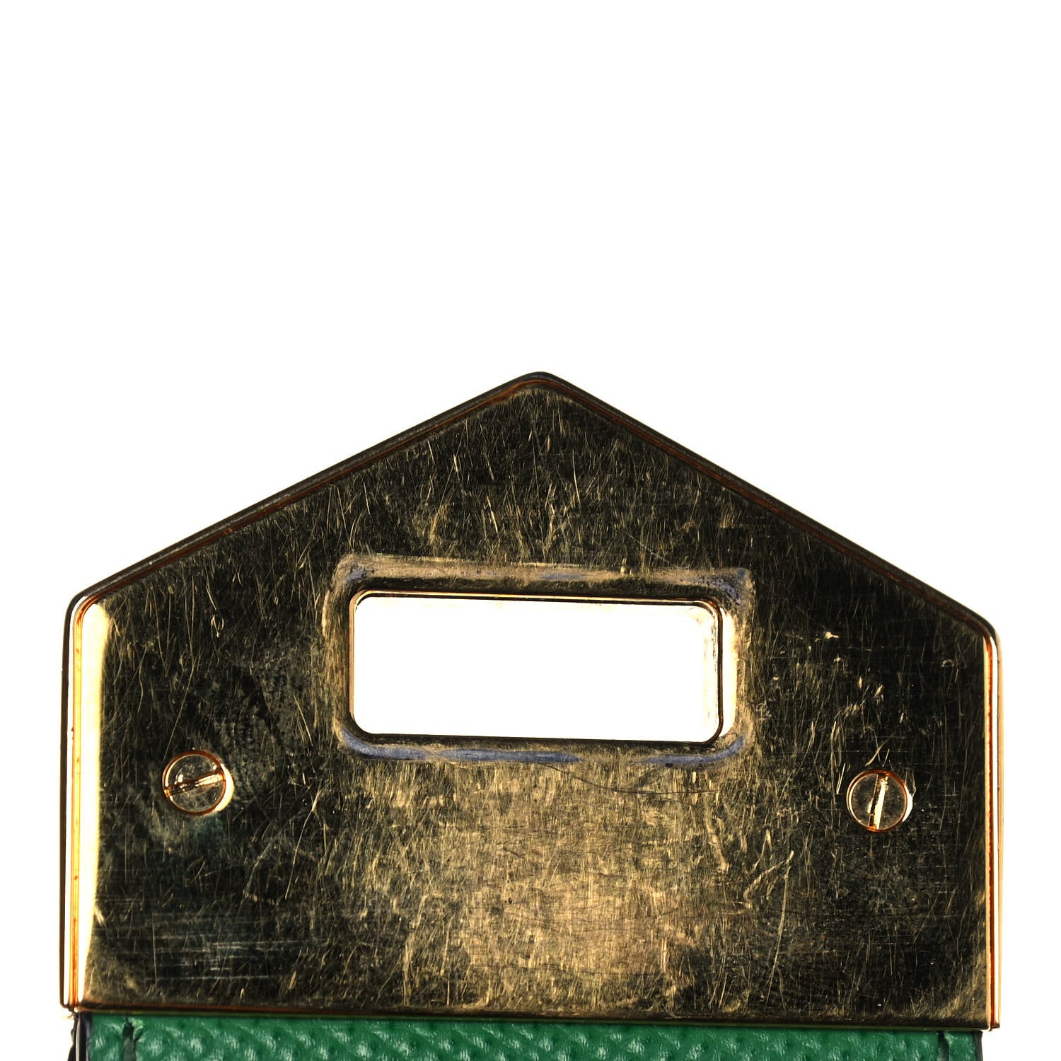 Prada Saffiano Studded Bijou Tote Verde 16 of 20