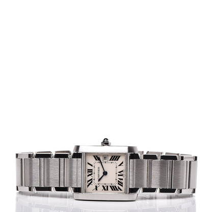 Cartier Stainless Steel 25mm Tank Francaise Quartz Watch 3 of 6
