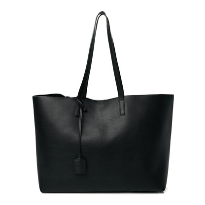Saint Laurent Calfskin Large Shopping Tote Black 2 of 12
