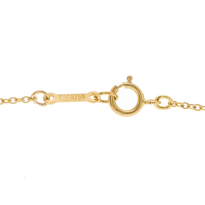 Tiffany 18K Yellow Gold 12mm Elsa Peretti Cross Pendant Necklace 5 of 6