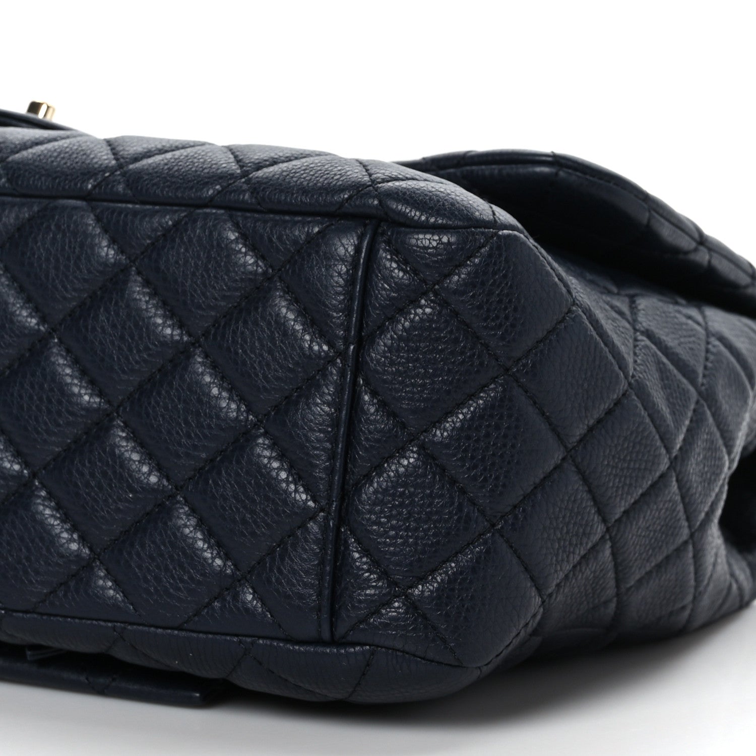 Chanel Calfskin Quilted Small XXL Travel Flap Bag Navy 9 of 9