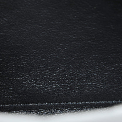 Saint Laurent Grain De Poudre Matelasse Chevron Monogram Chain Wallet Fog 7 of 8