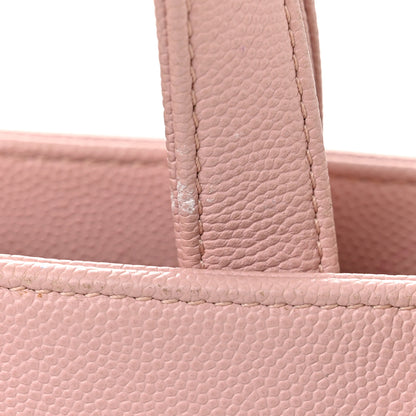 Chanel Caviar Quilted Small Business Affinity Shopping Bag Light Pink 21 of 25