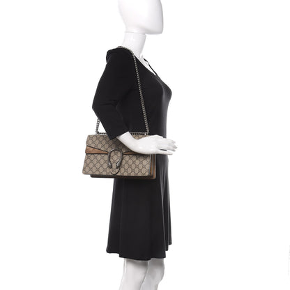 Gucci GG Supreme Monogram Small Dionysus Shoulder Bag Taupe 2 of 10