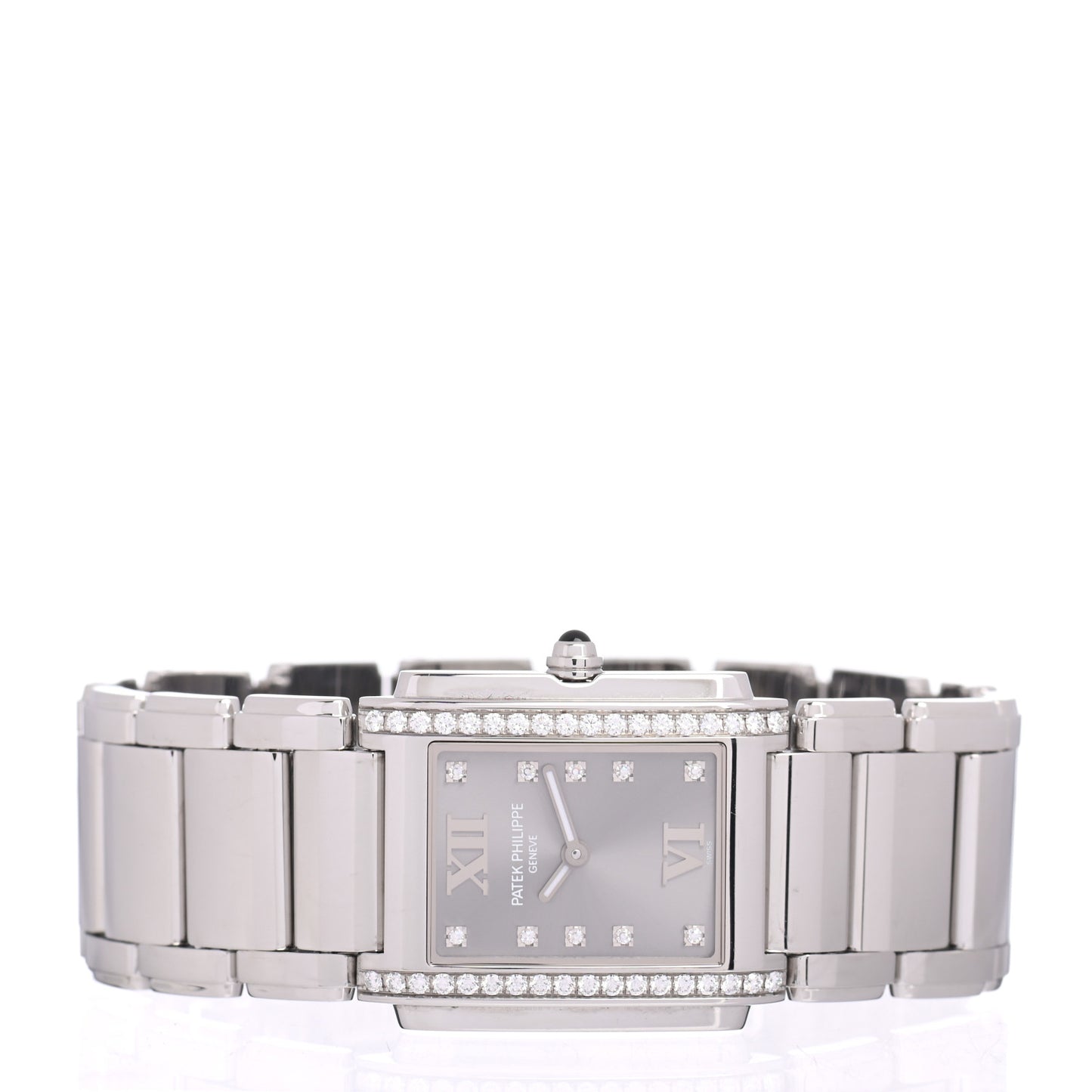 Stainless Steel Diamond 25mm Twenty-4 Quartz Watch Eternal Gray 4910/010