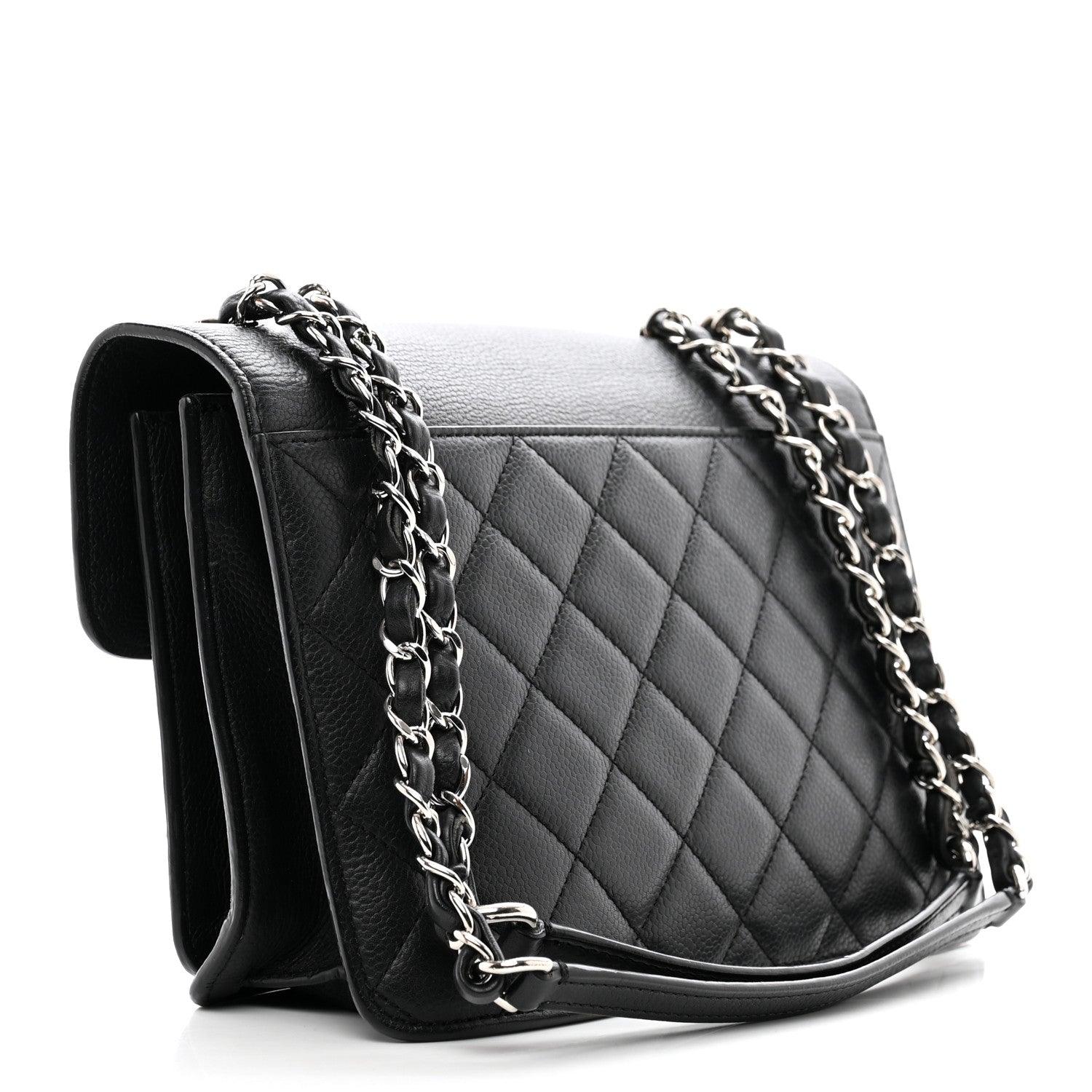 Chanel Caviar Quilted CC Box Top Flap Black 4 of 13