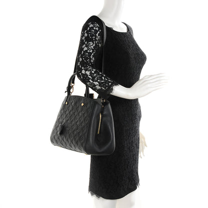 Louis Vuitton Empreinte Montaigne MM Black 2 of 8