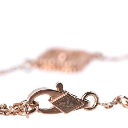 Van Cleef & Arpels 18K Rose Gold Sweet Alhambra Bracelet 4 of 7