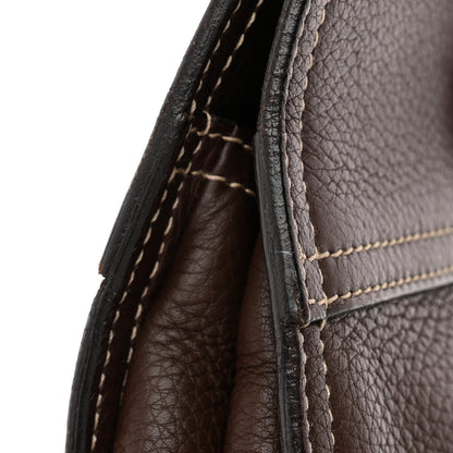 Prada Vitello Daino Frame Shoulder Bag Brown 14 of 15