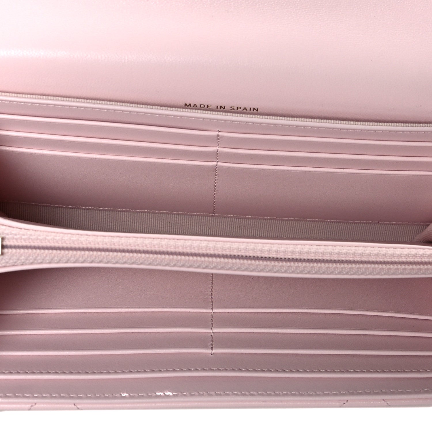 Chanel Lambskin Quilted Chanel 19 Flap Wallet Light Pink 5 of 8
