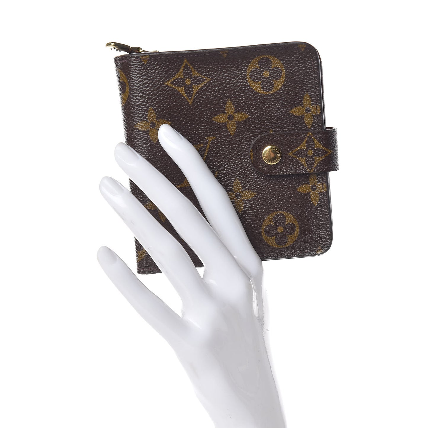 Monogram Compact Zippe Zipped Wallet