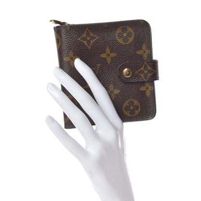 Louis Vuitton Monogram Compact Zippe Zipped Wallet 2 of 9