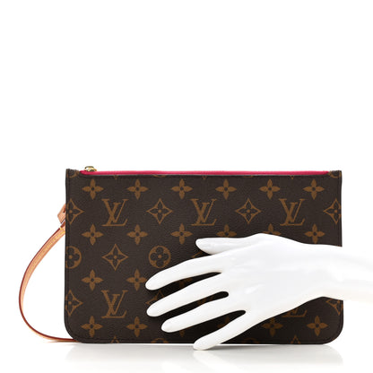 Louis Vuitton Monogram Neverfull MM GM Pochette Pivoine 2 of 6