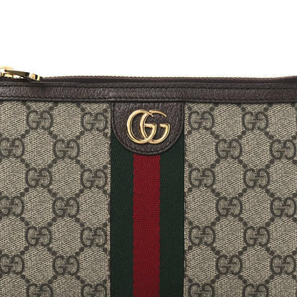 Gucci GG Supreme Monogram Web Ophidia Utility Belt Bag 85 34 Beige Ebony New Acero 8 of 11