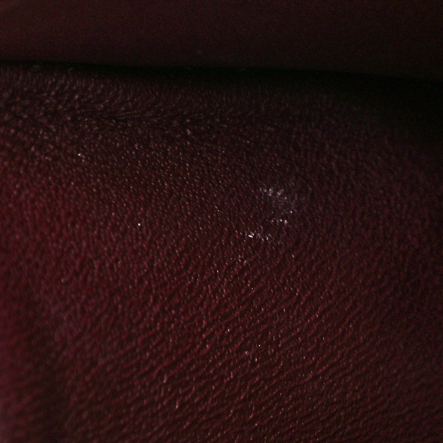 Lambskin Quilted Jumbo Double Flap Burgundy