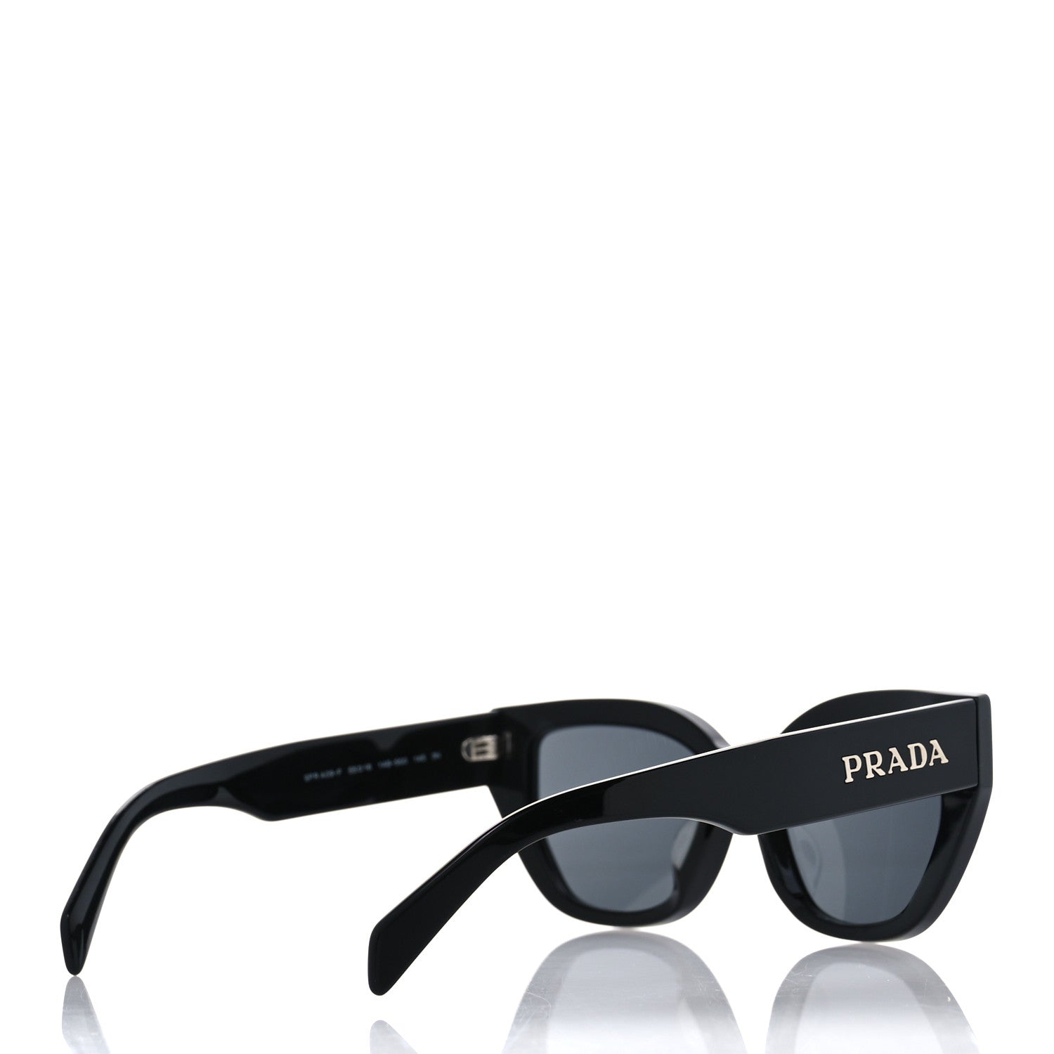 Prada Acetate Sunglasses SPR A09-F Black 4 of 7