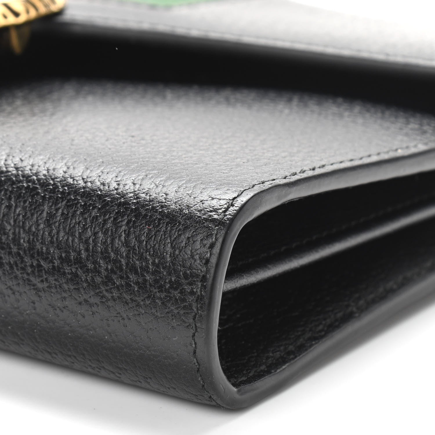 Gucci Calfskin Web Mini Dionysus Chain Wallet Black 9 of 10