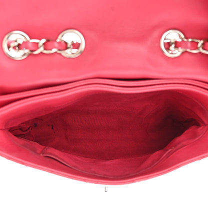 Chanel Patent Quilted Small Rock In Rome Single Flap Dark Pink 6 of 23