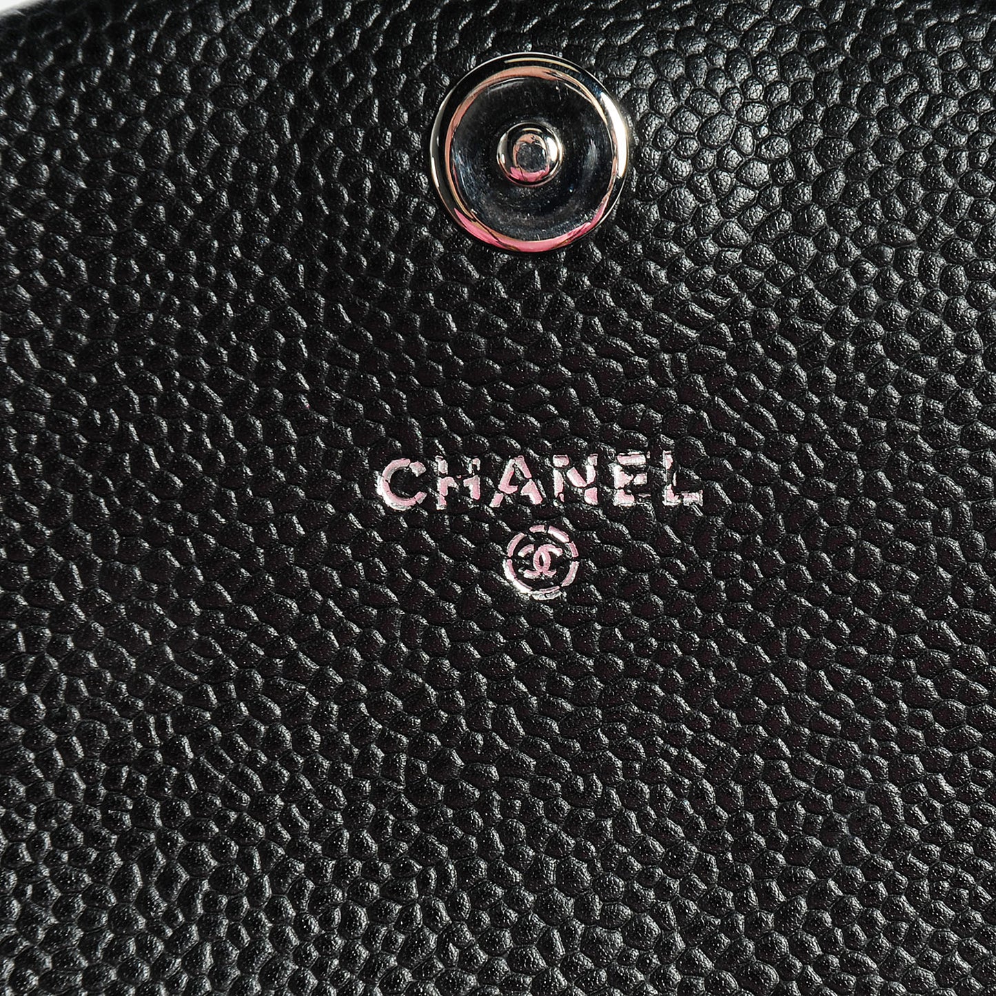 Caviar Half Moon Wallet On Chain WOC Black