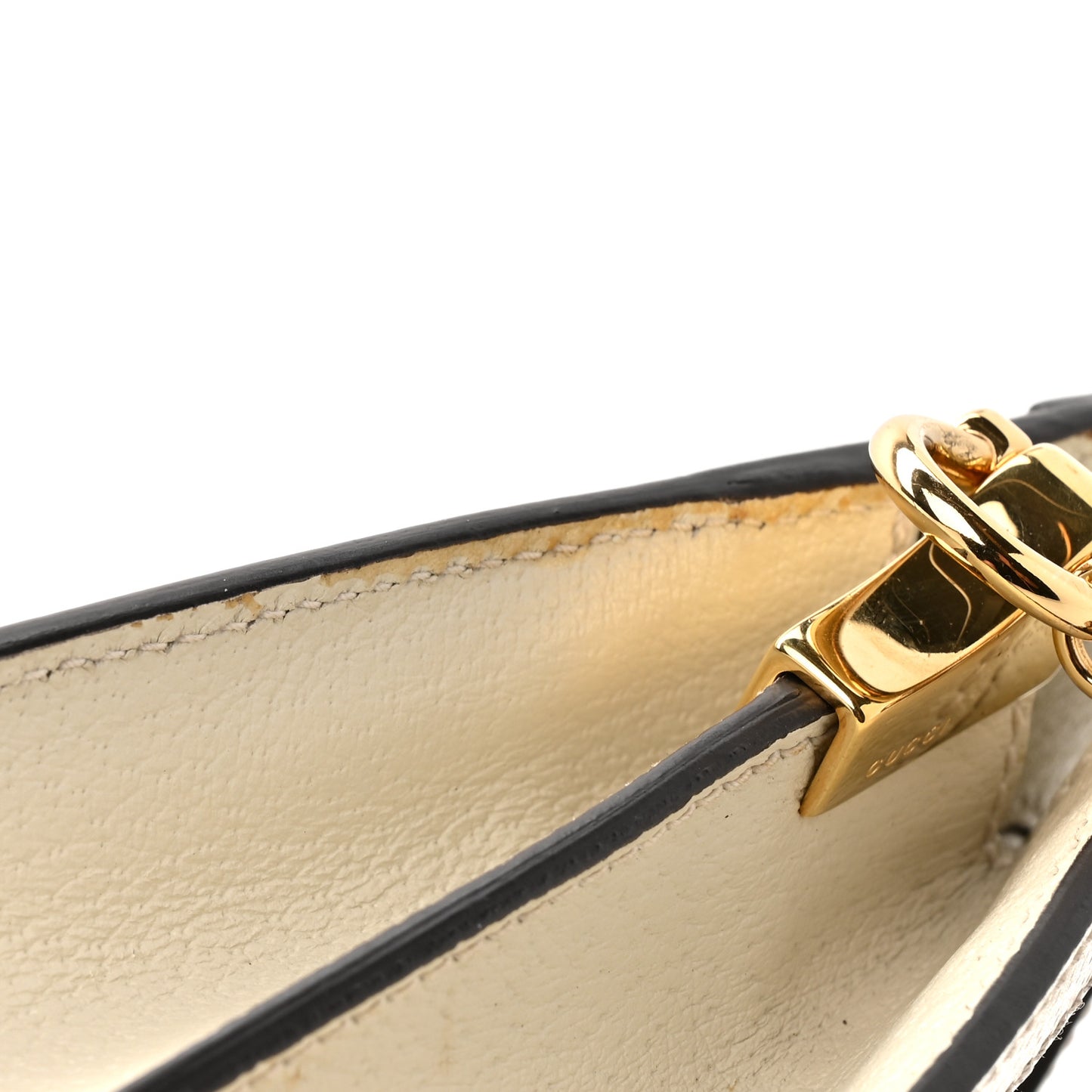 GG Supreme Monogram Flora Web Small Ophidia Chain Shoulder Bag White