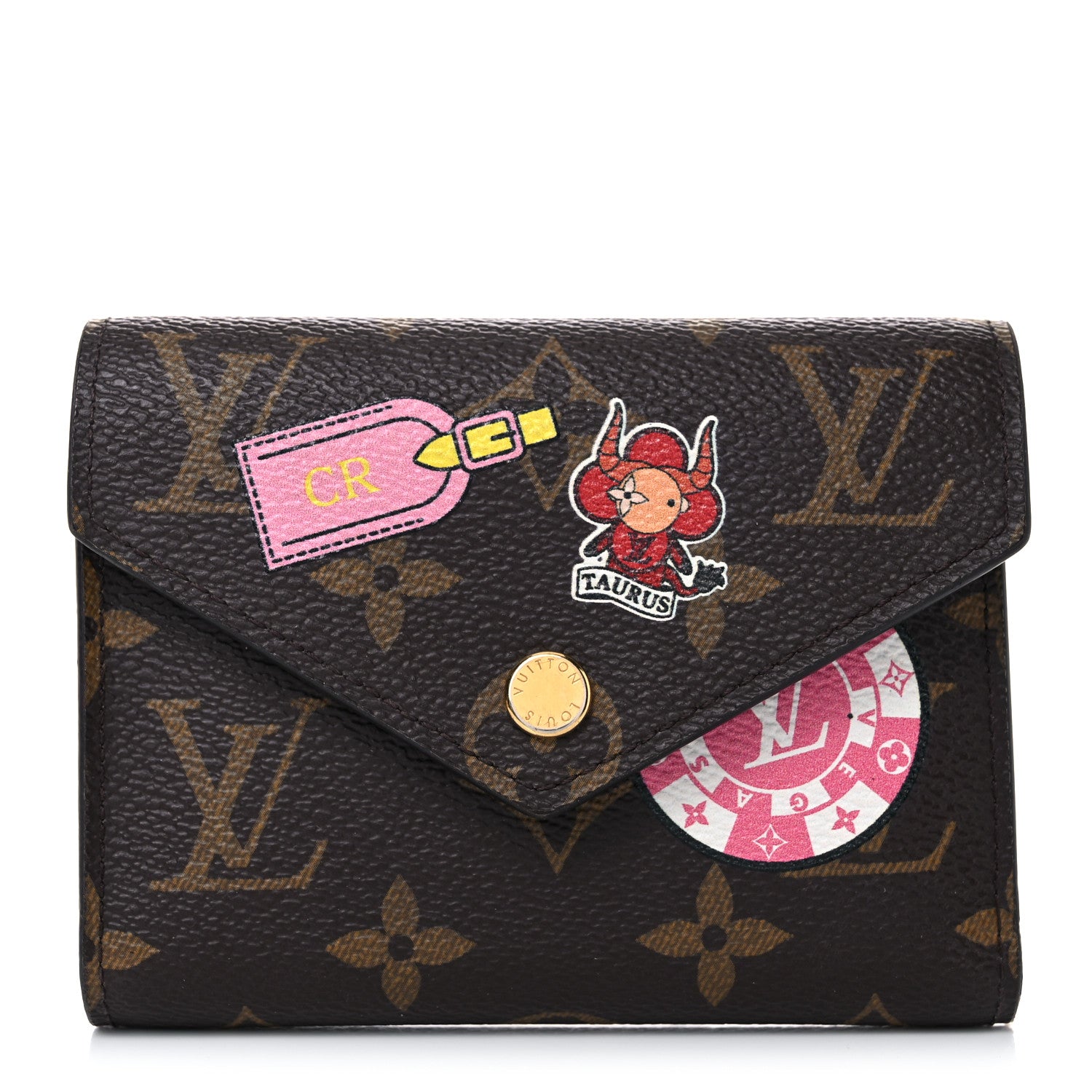 Louis Vuitton Monogram World Tour Victorine Wallet 1 of 23