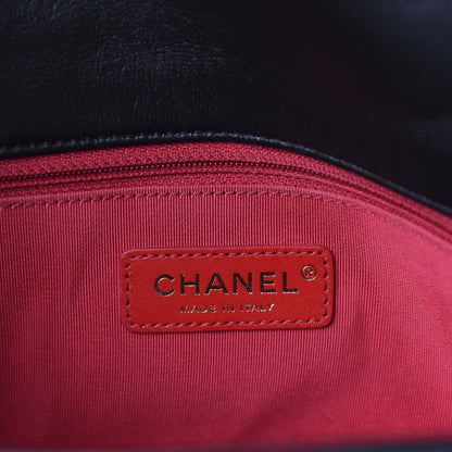 Chanel Calfskin Quilted Enchained Flap Black 8 of 12