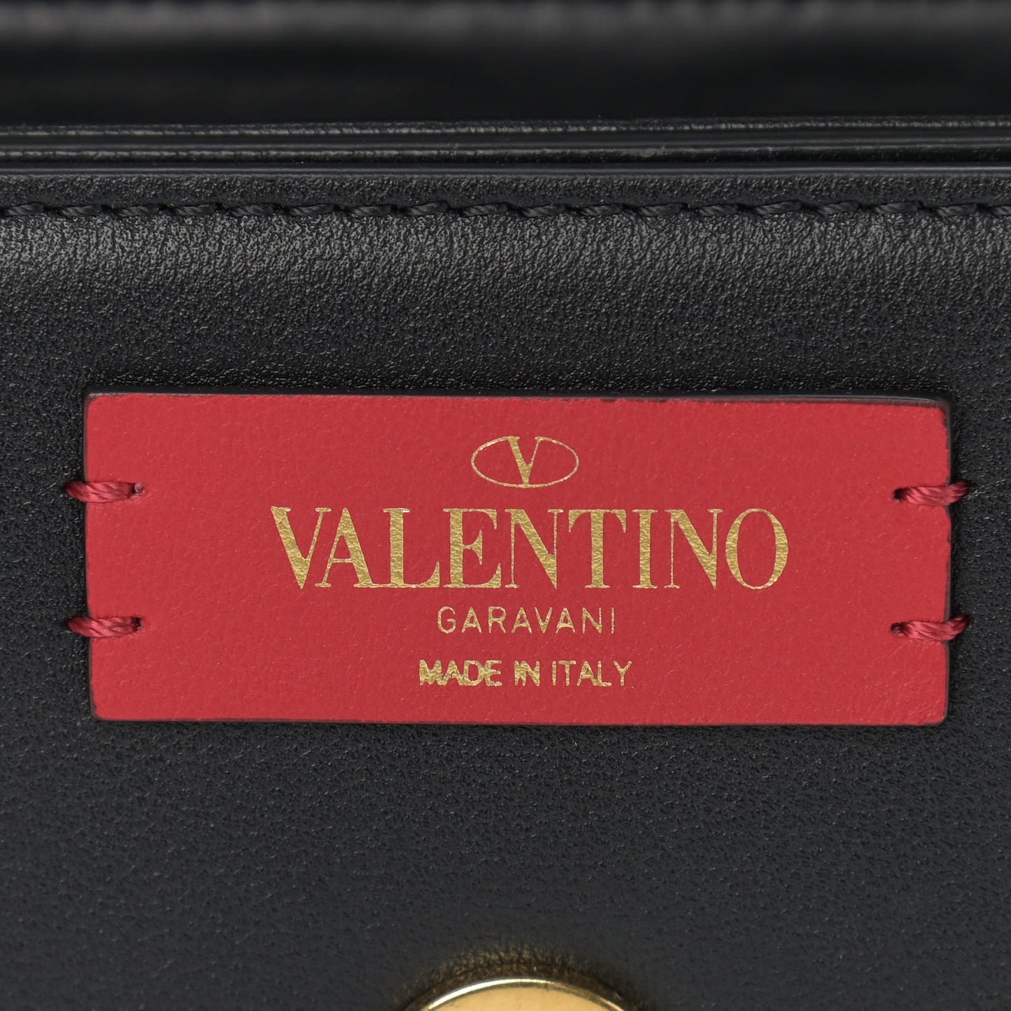 Smooth Calfskin Supervee Shoulder Bag Black