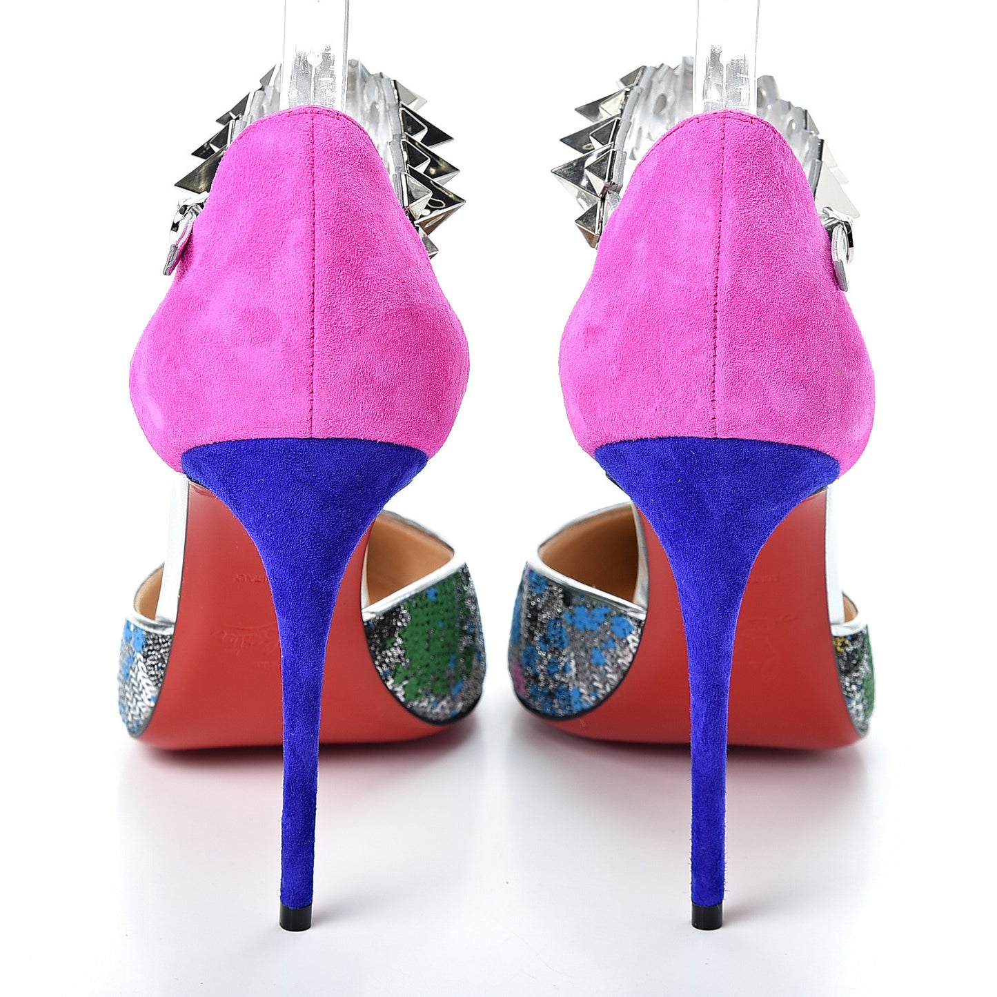 Specchio Brosse Paillettes Planet Chic 100 Pump 37 Version Multicolor