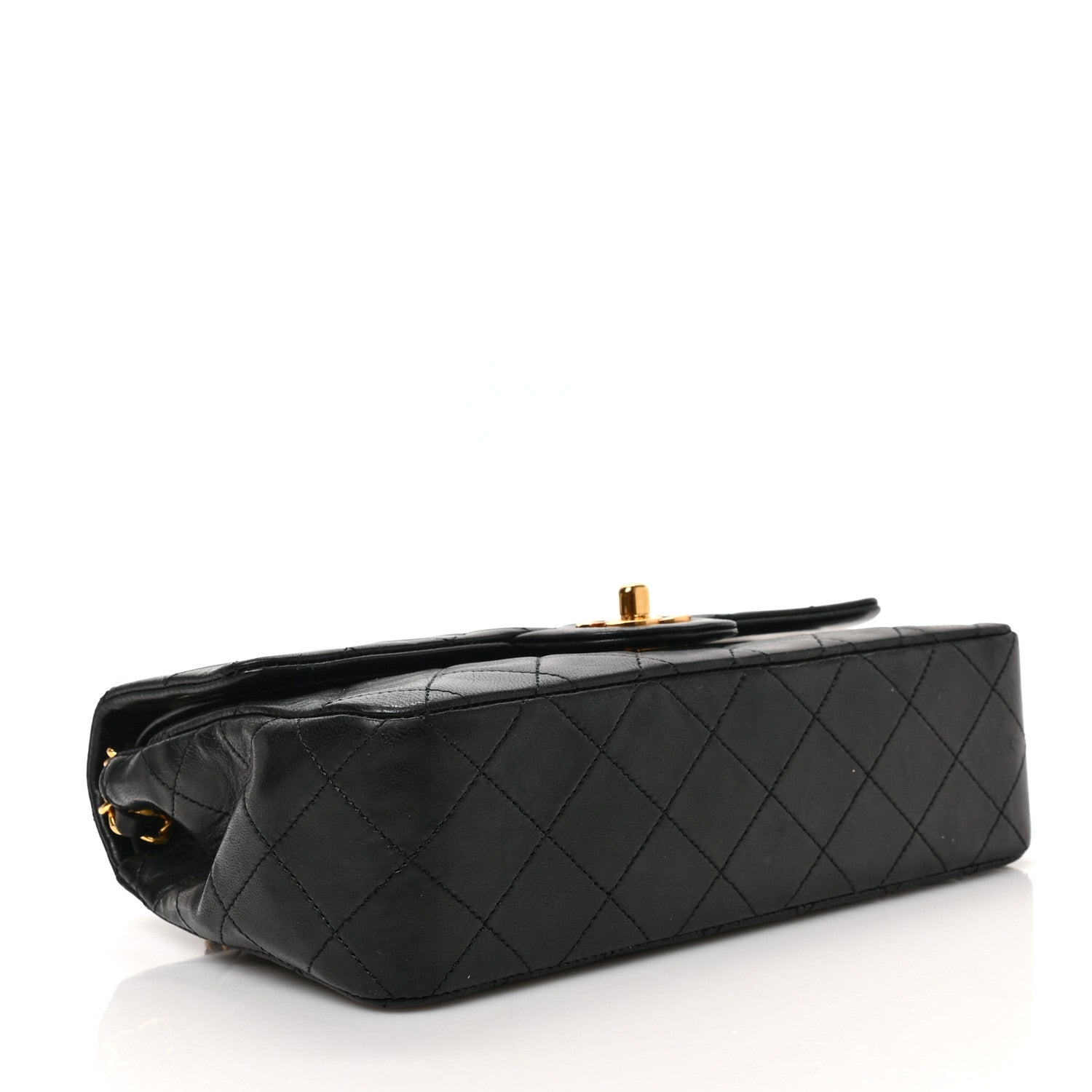 Chanel Lambskin Quilted Small Double Flap Black 4 of 10