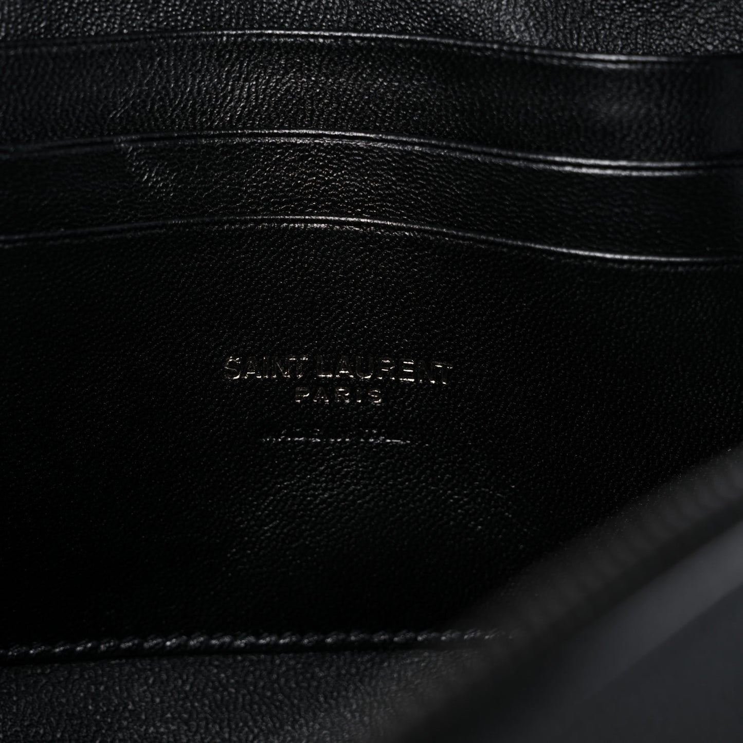 Grain De Poudre Matelasse Monogram Mini Lou Camera Bag Black