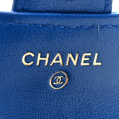 Chanel Raffia Jute Striped Airpods Pro Case Blue Beige 6 of 11