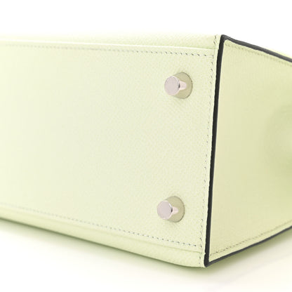 Hermes Epsom Kelly Sellier 25 Vert Fizz 11 of 11