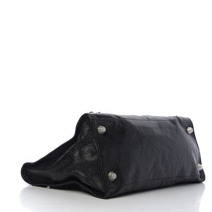 Balenciaga Agneau Giant 21 Silver Hardware Work Black 3 of 9