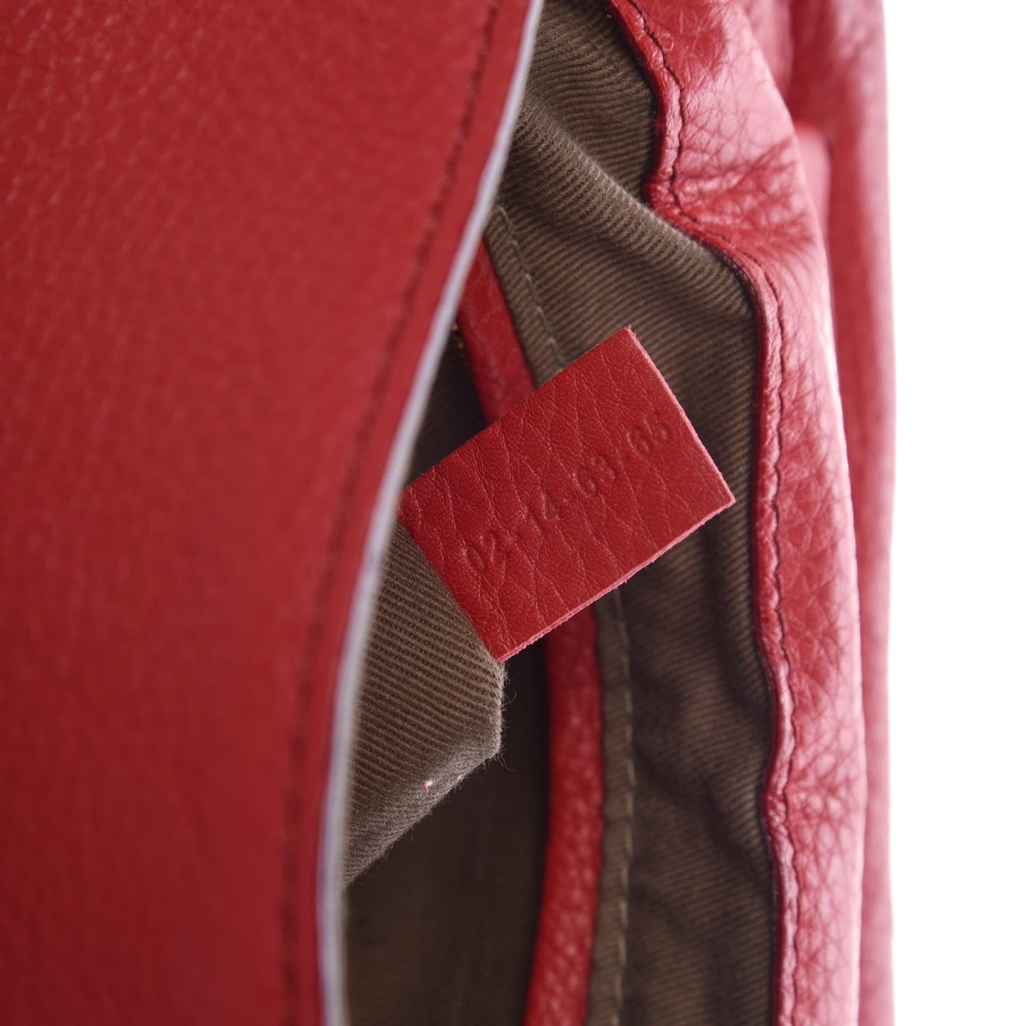 Calfskin Medium Marcie Top Handle Bag Red