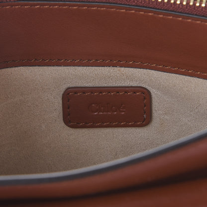 Chloe Calfskin Tess Mini Crossbody Bag Sepia Brown 8 of 9