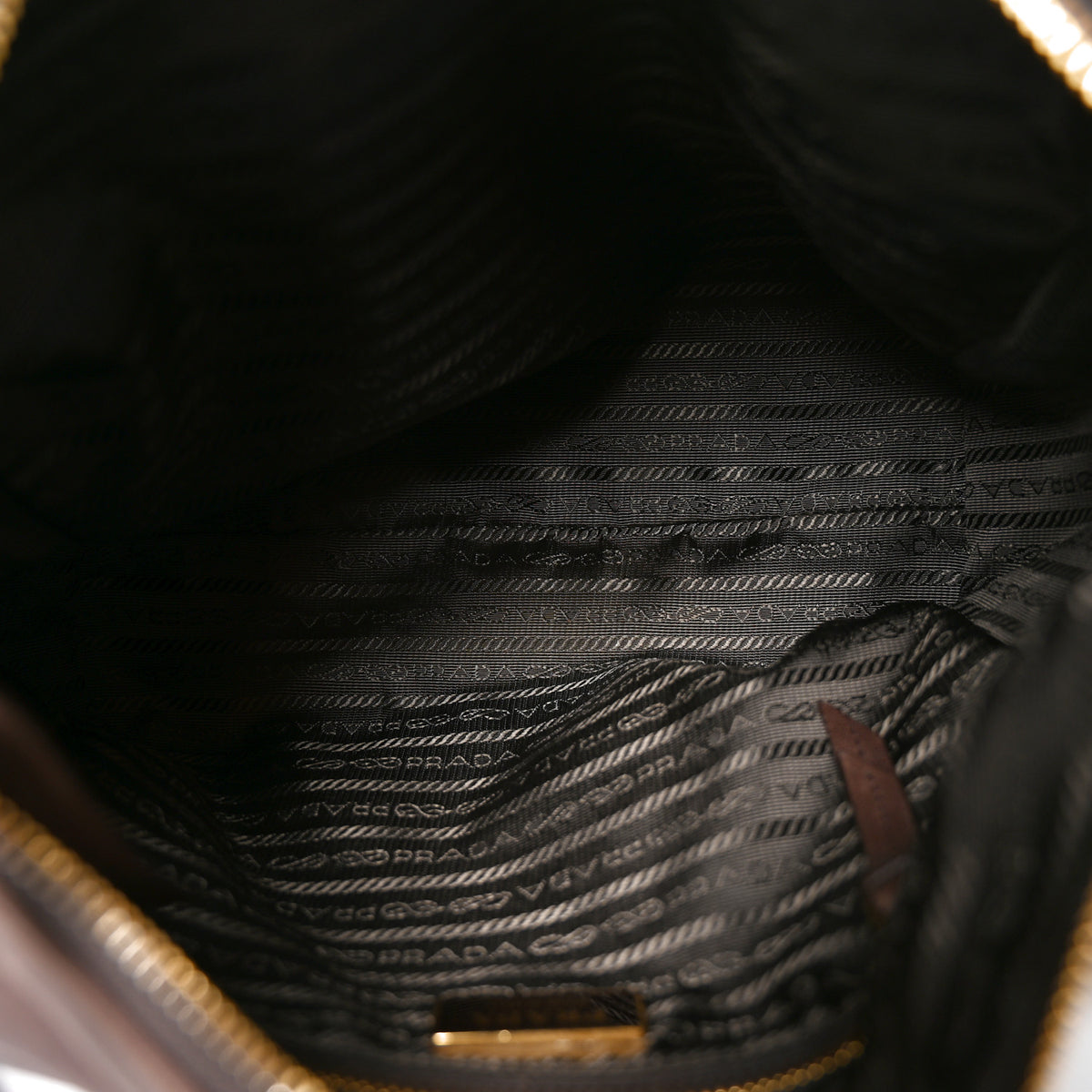 Prada Nappa Explore Shoulder Bag Coffee 5 of 9