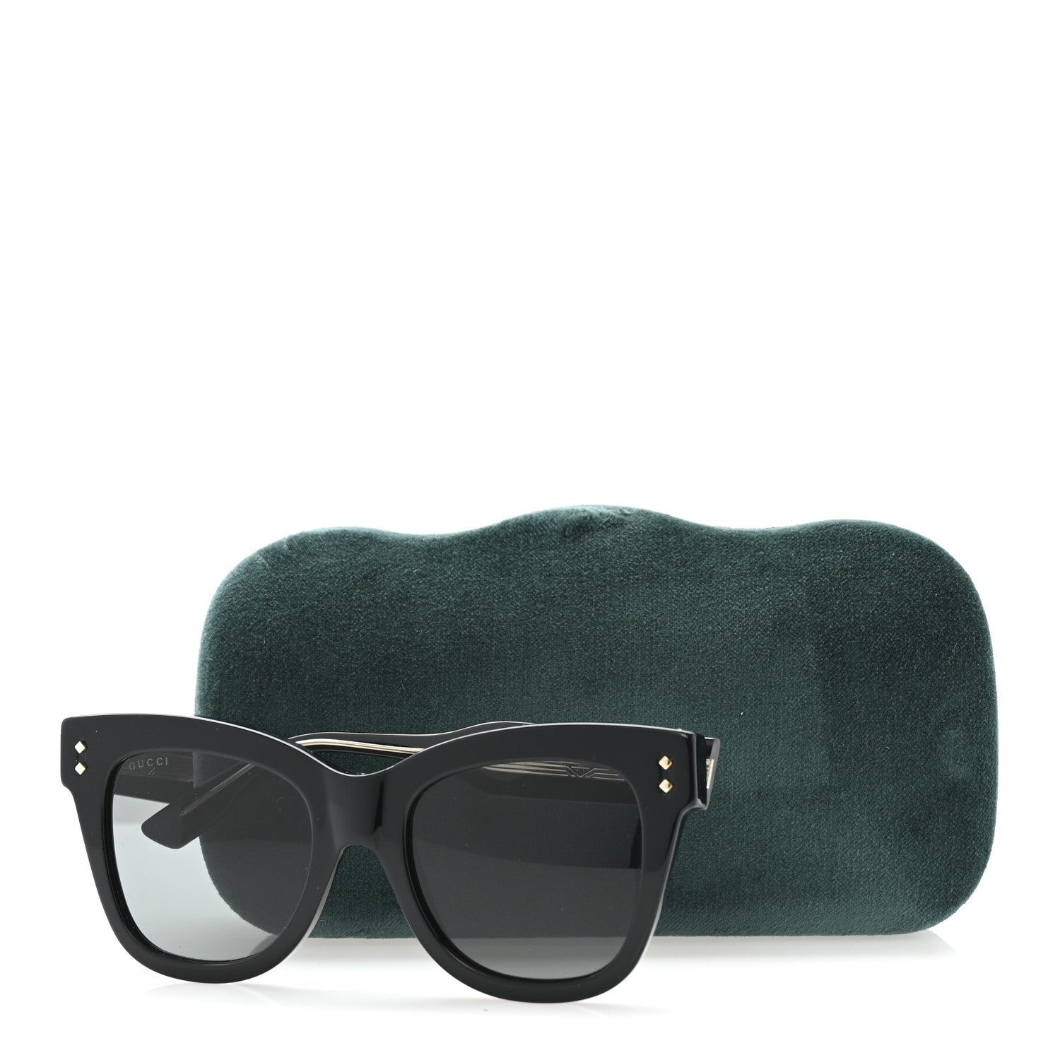 Gucci Acetate Square Frame Sunglasses GG1082S Black 10 of 10