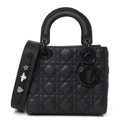 Christian Dior Ultra Matte Calfskin Cannage Small My ABCDior Lady Dior Black 1 of 9