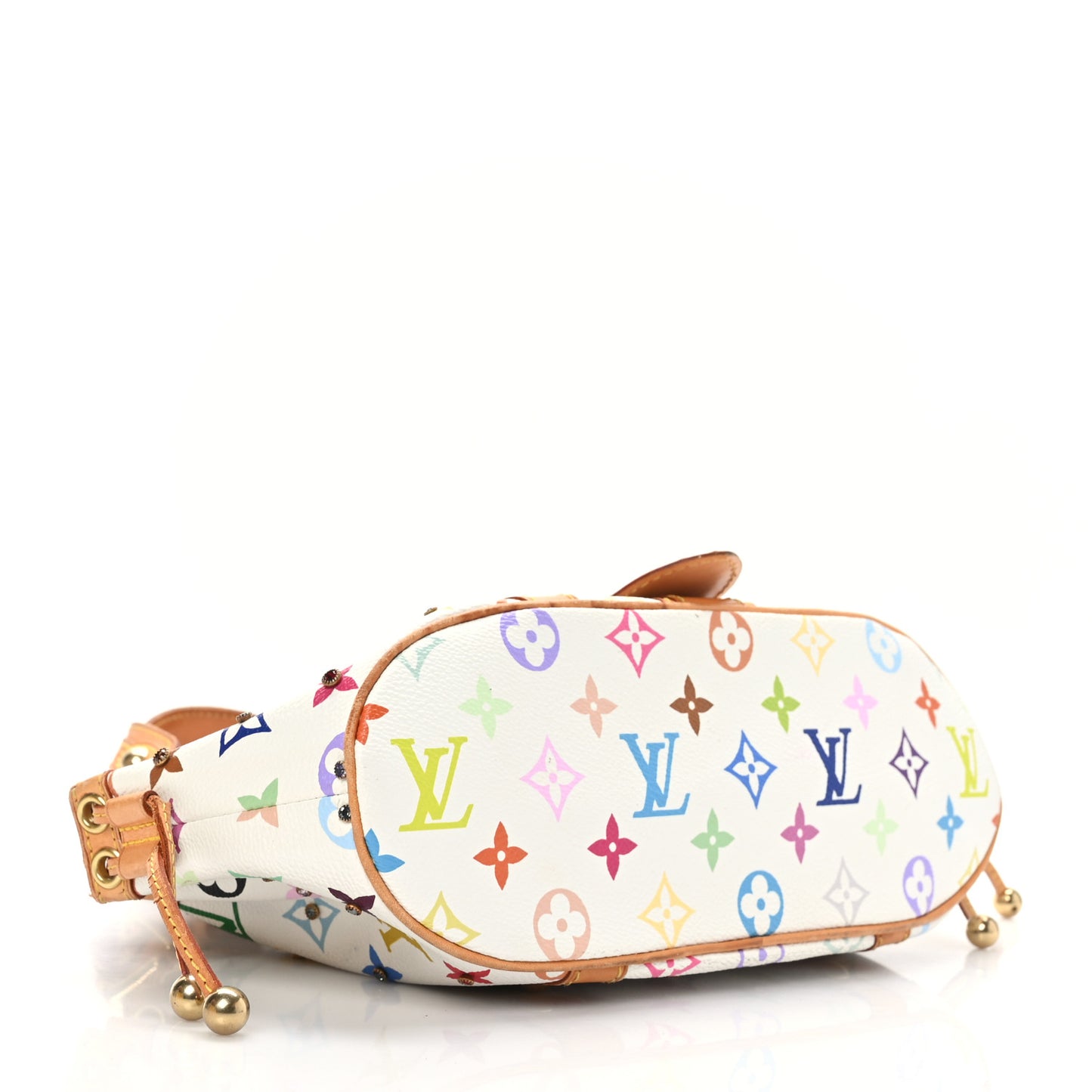 Monogram Multicolor Theda GM White