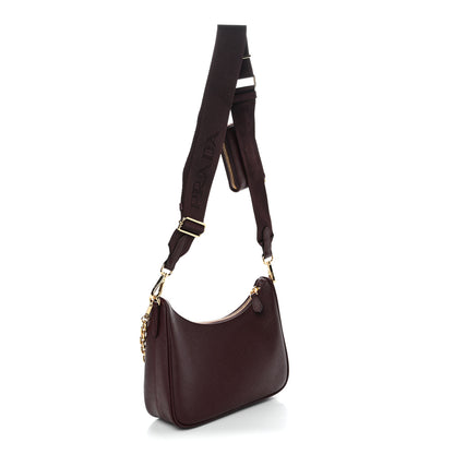 Prada Saffiano Lux Re-Edition 2005 Shoulder Bag Bordeaux 3 of 11