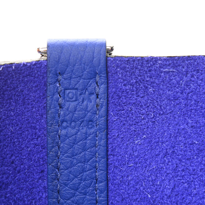 Hermes Taurillon Clemence Picotin Lock 18 PM Bleu Electrique 7 of 10