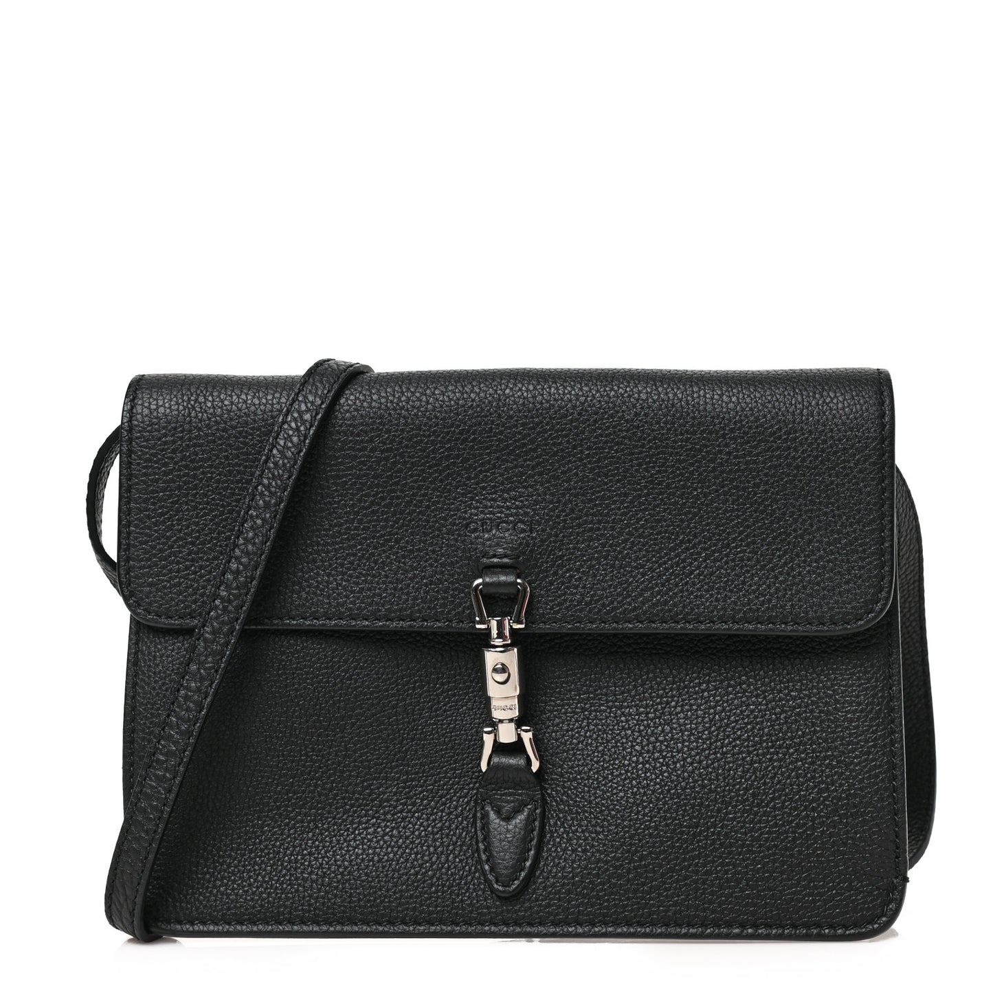 Soft Calfskin Small Jackie Shoulder Bag Black